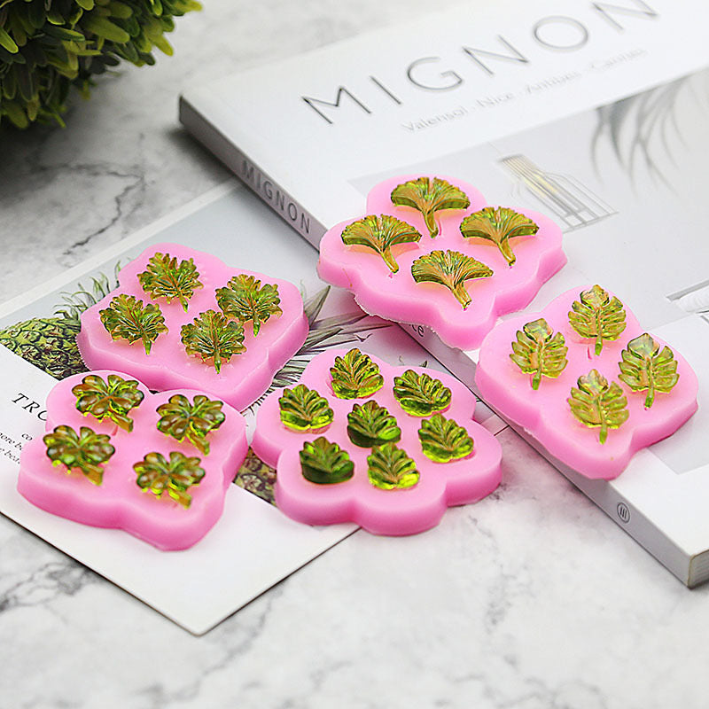 Mini Leaf Silicone Mold h011