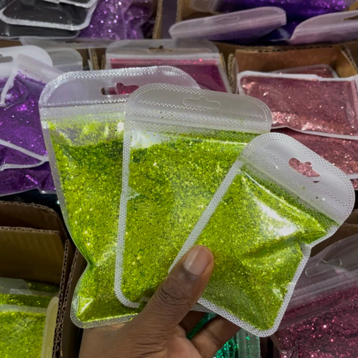 25g-100g Chunky Glitters 12a - 13e