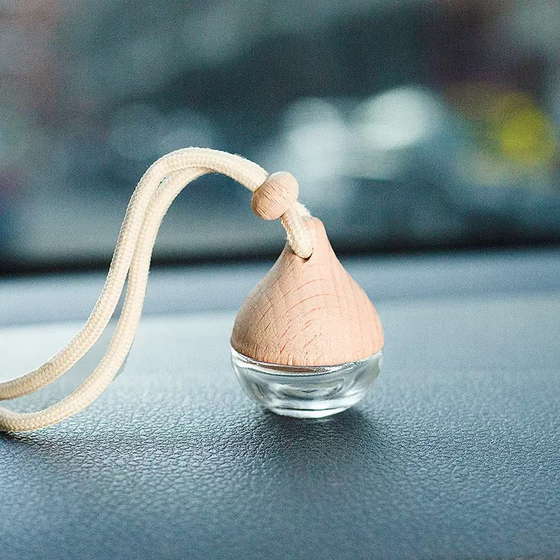 Wooden Lid Car Diffuser Bottle/Jar L09