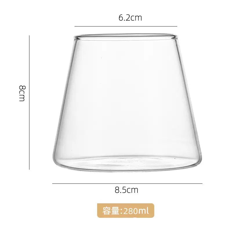Tapered cup Candle Glass Jar (500ml) q04