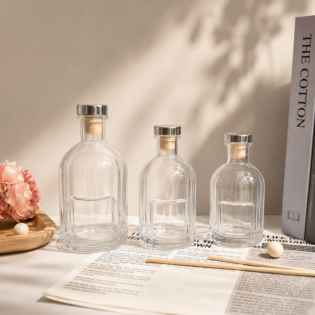 Dome Diffuser Glass Bottle/Jar