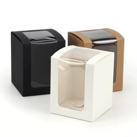 5pcs Windowed Scented Candle Packaging Box
