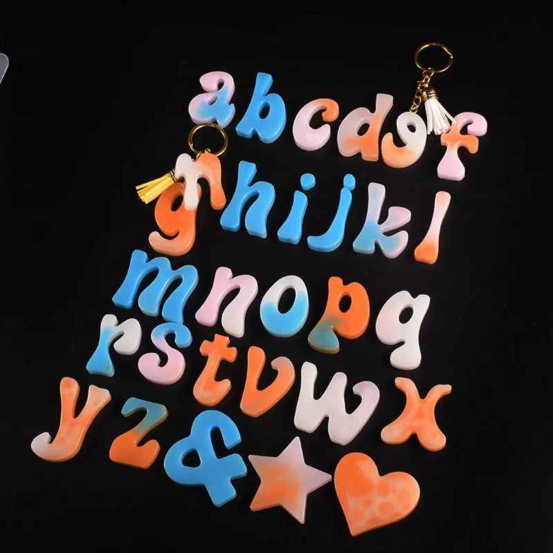 Mini Alphabet Silicone Mold a03