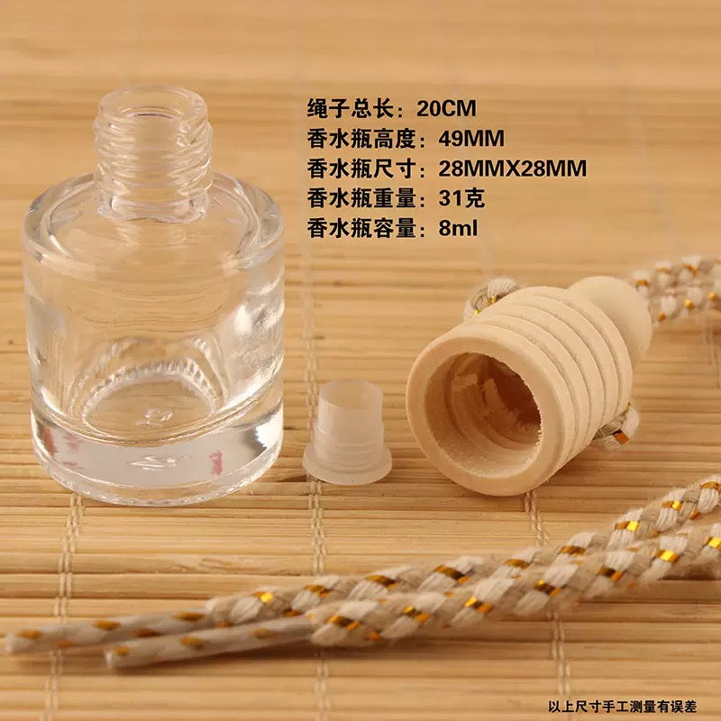 Fashionable Rope Car Diffuser Glass Bottle/Jar L09