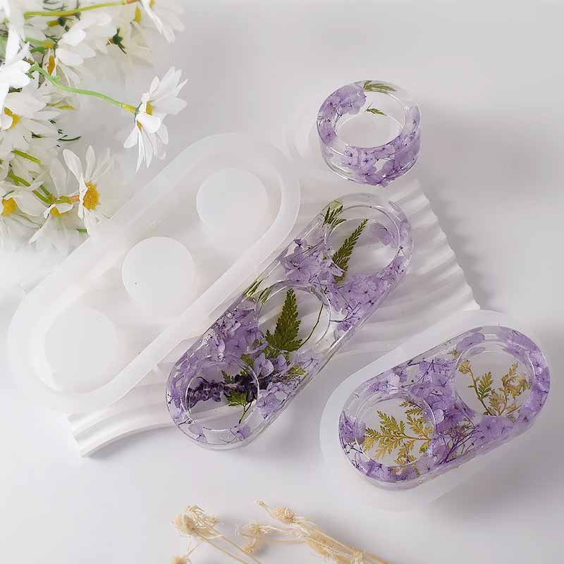 Tealight Candle Holder Silicone Mold a014