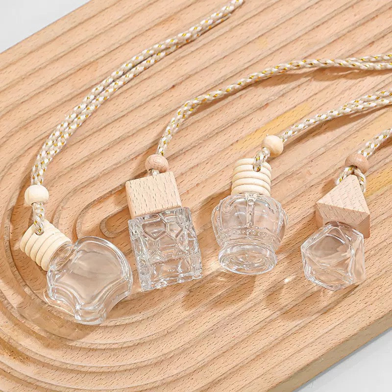 Wooden Lid Car Diffuser Bottle/Jar L09