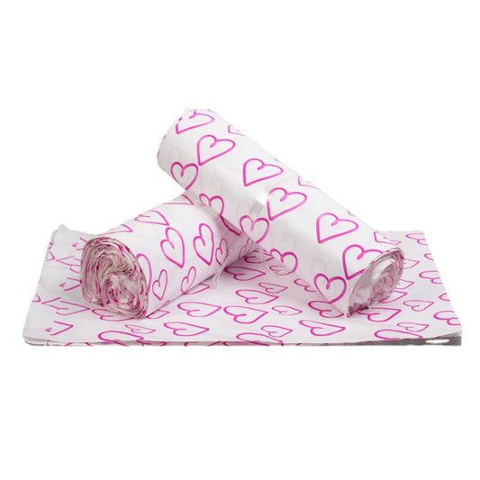 White Heart Polymailer Shipping Bag