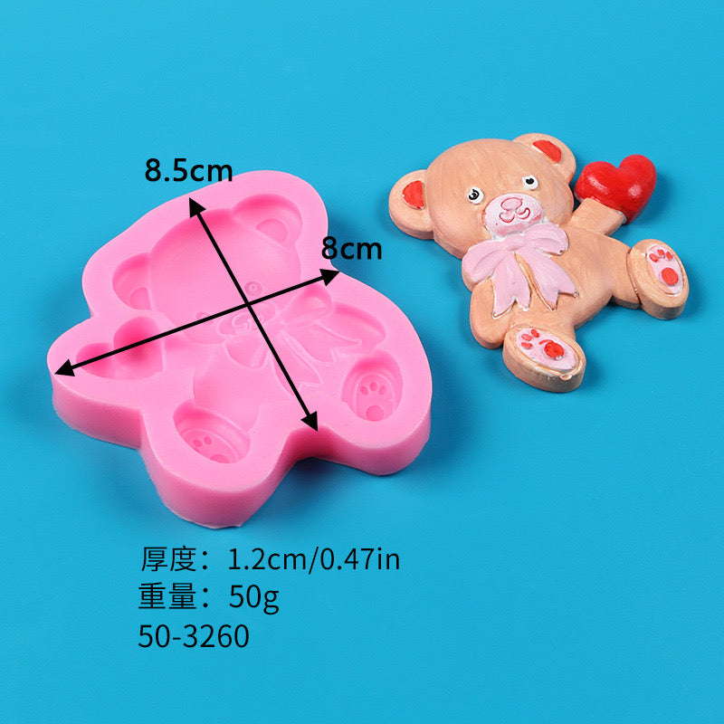Words Keychain Silicone Mold i07
