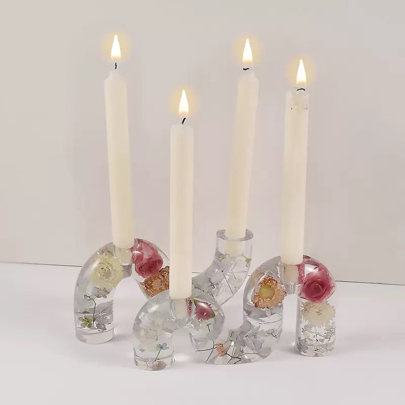 Candle Holder Silicone Mold a011