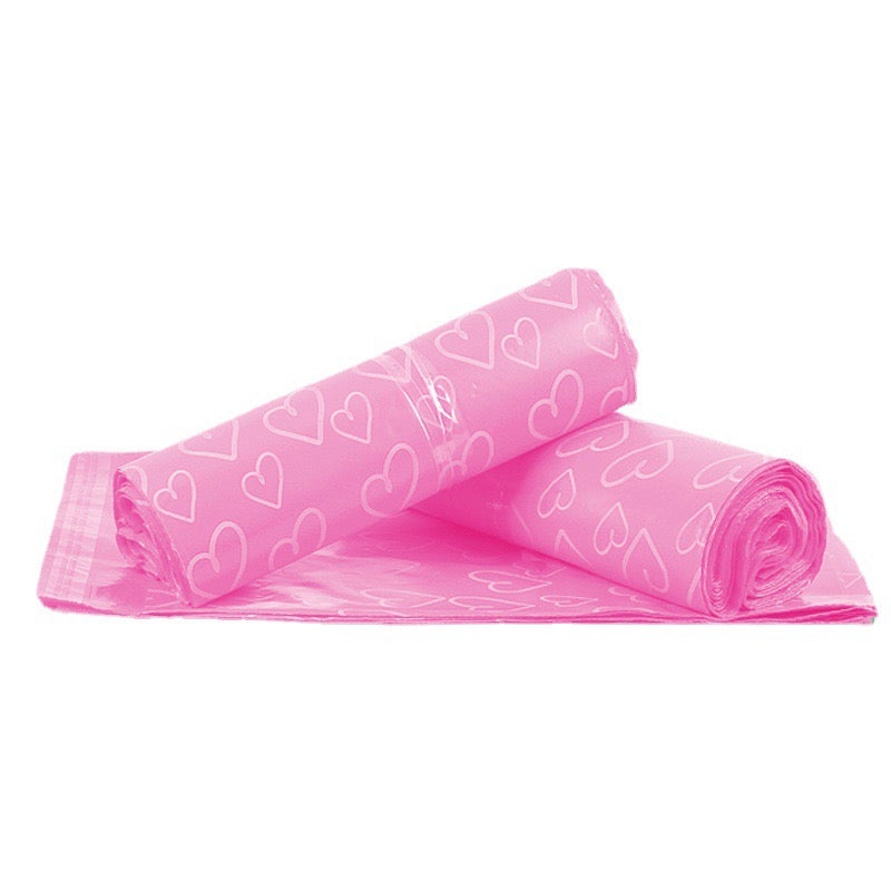 Pink Heart Polymailer Shipping Bag