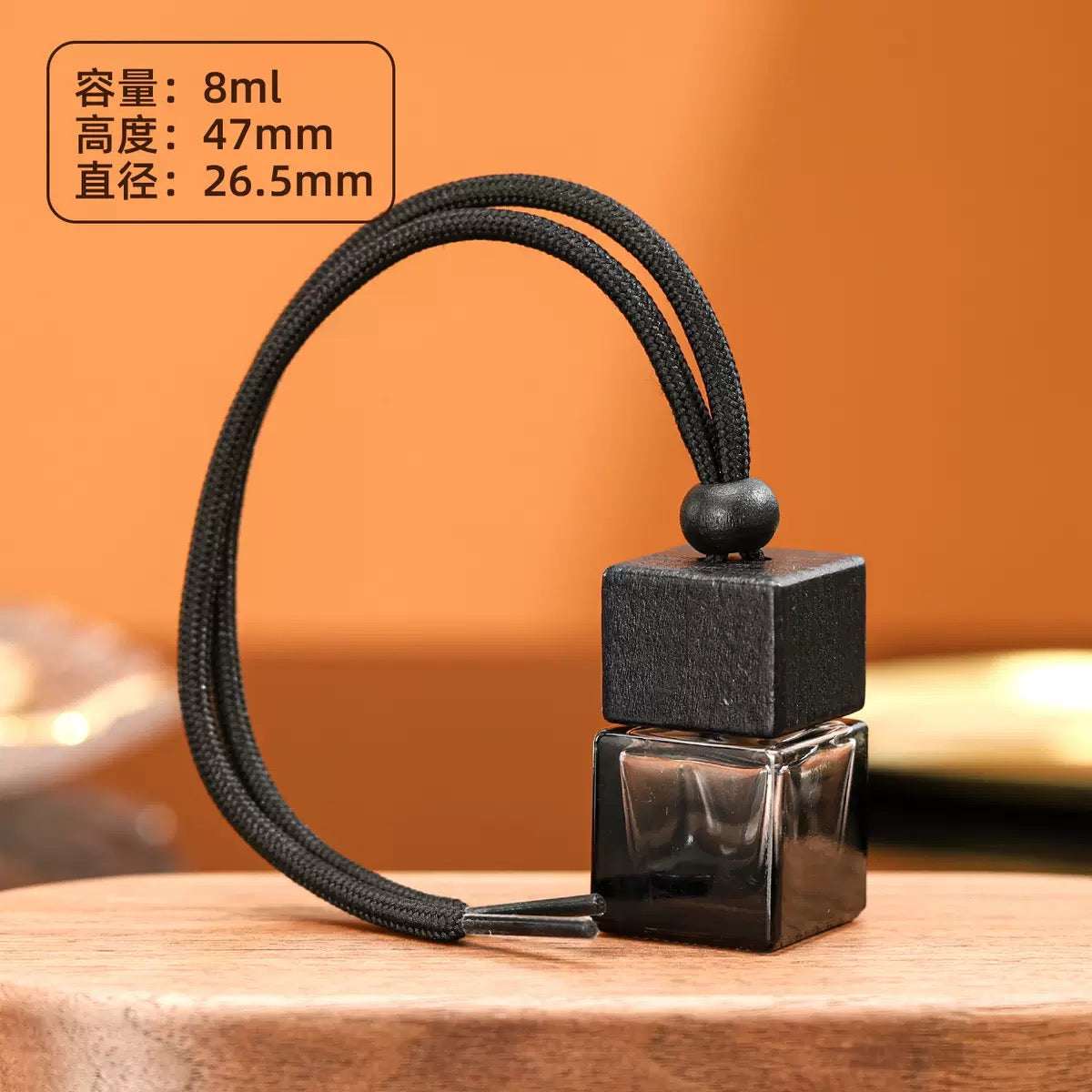 Colorful Wooden Lid Car Diffuser Bottle/Jar m08