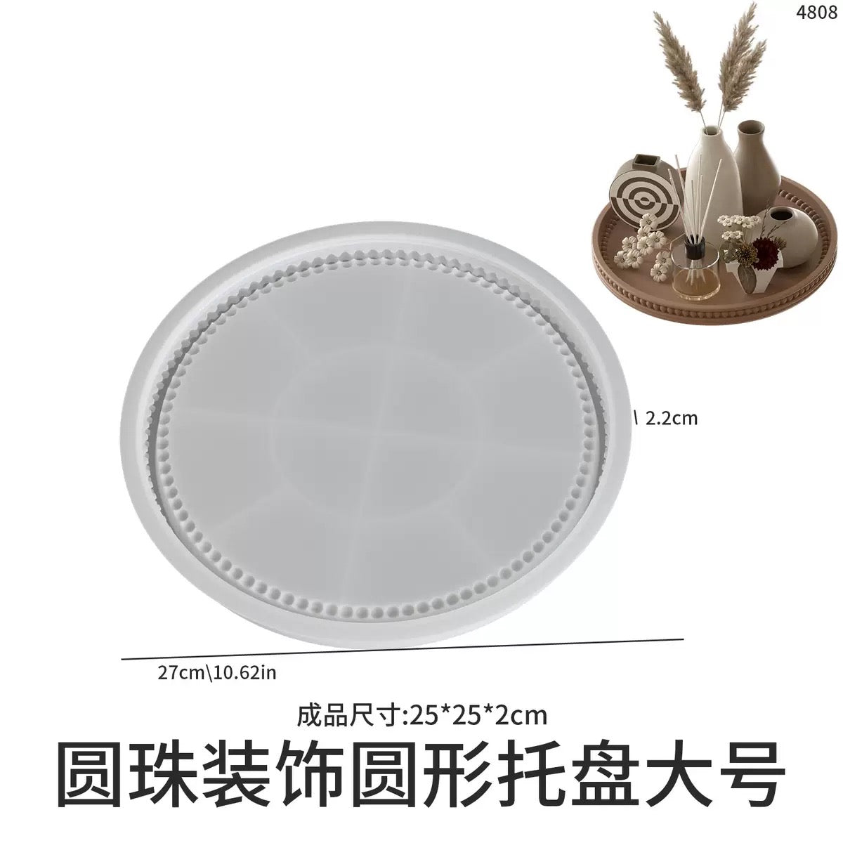 Round Bubble Beads Tray Silicone Mold g03
