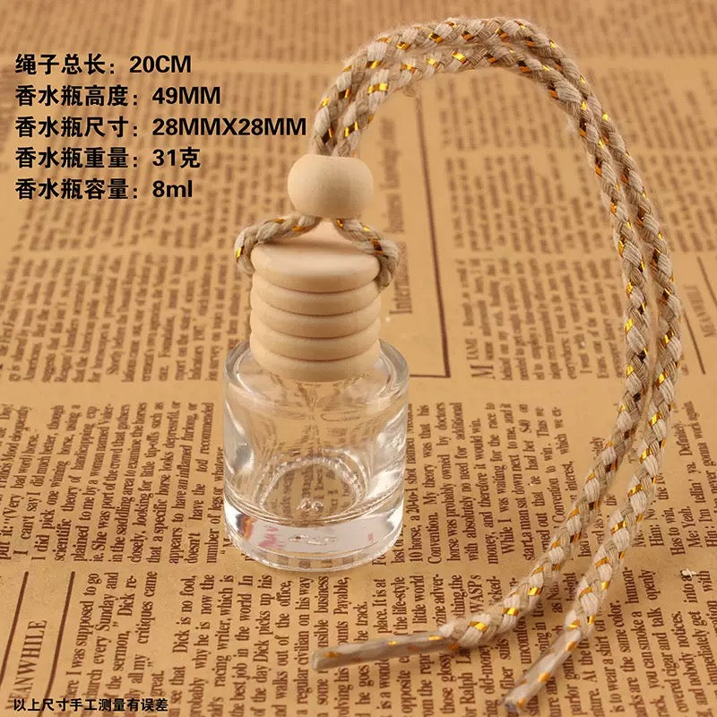 Fashionable Rope Car Diffuser Glass Bottle/Jar L09