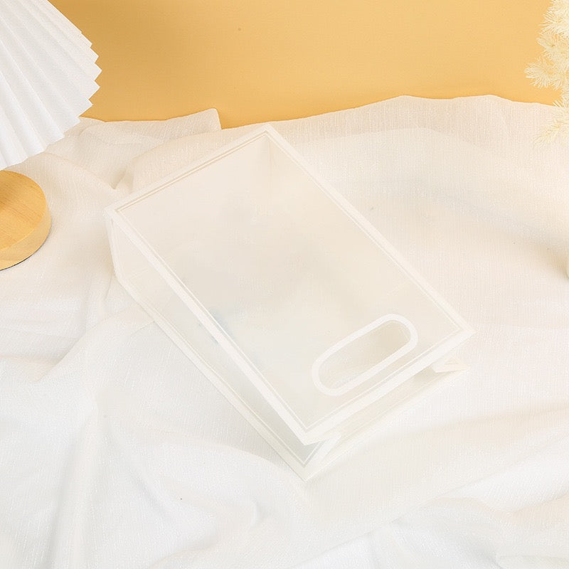 5pcs Plastic gift Translucent handbag