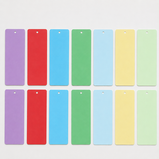 10pcs Colorful Soft Bookmark Display Cards