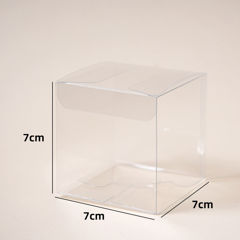 10pcs Transparent PVC Packaging Box