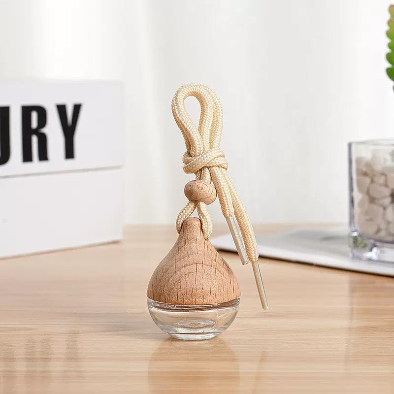 Wooden Lid Car Diffuser Bottle/Jar L09