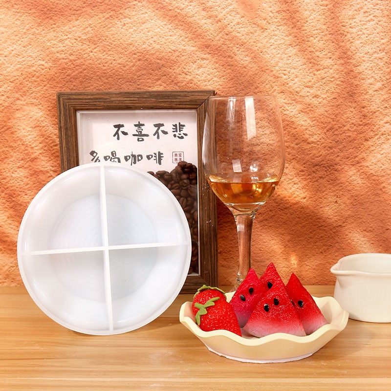 Wave Saucer Plate Silicone Mold e03