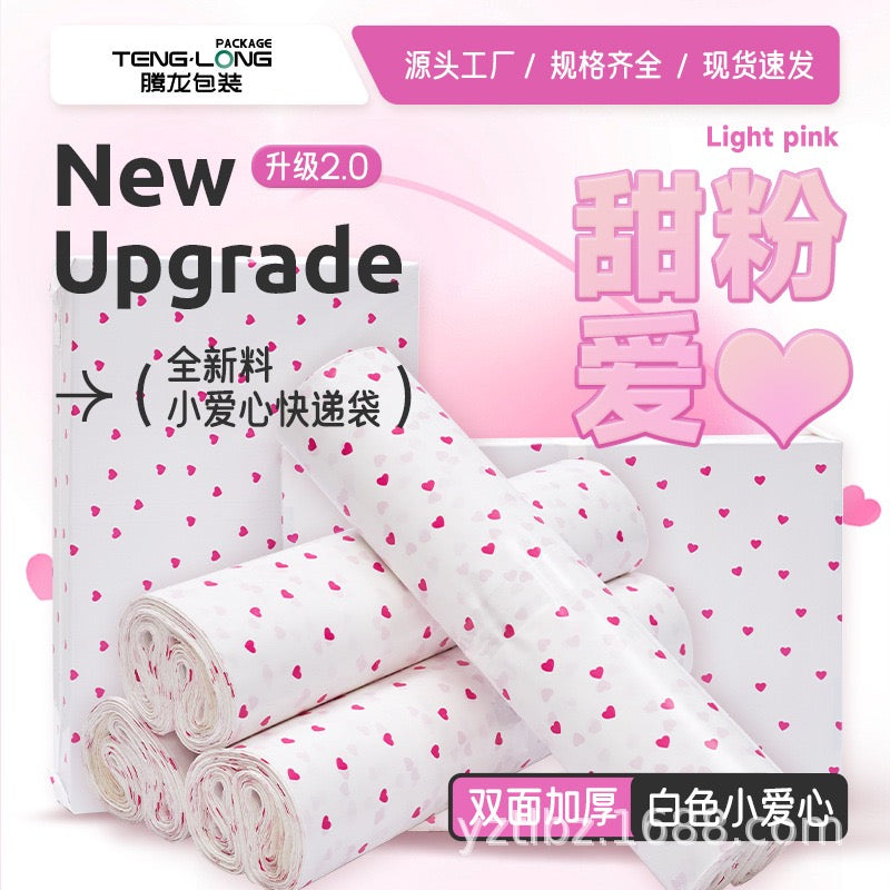 Pink Dots Polymailer Shipping Bag