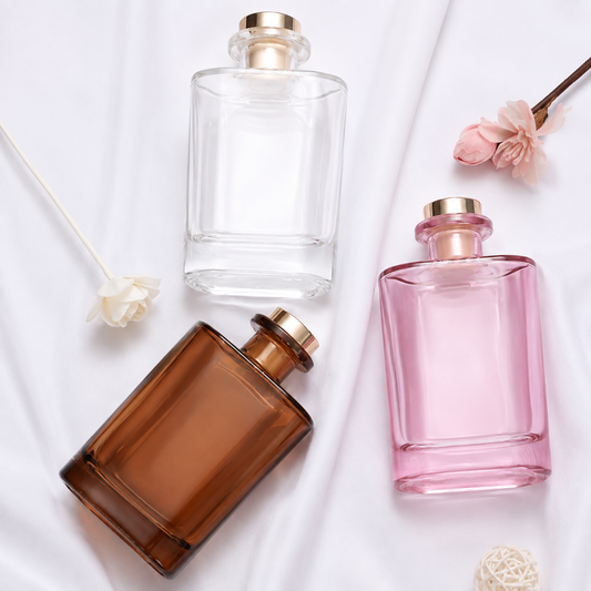 Slim Square Colorful Diffuser Bottle/Jar