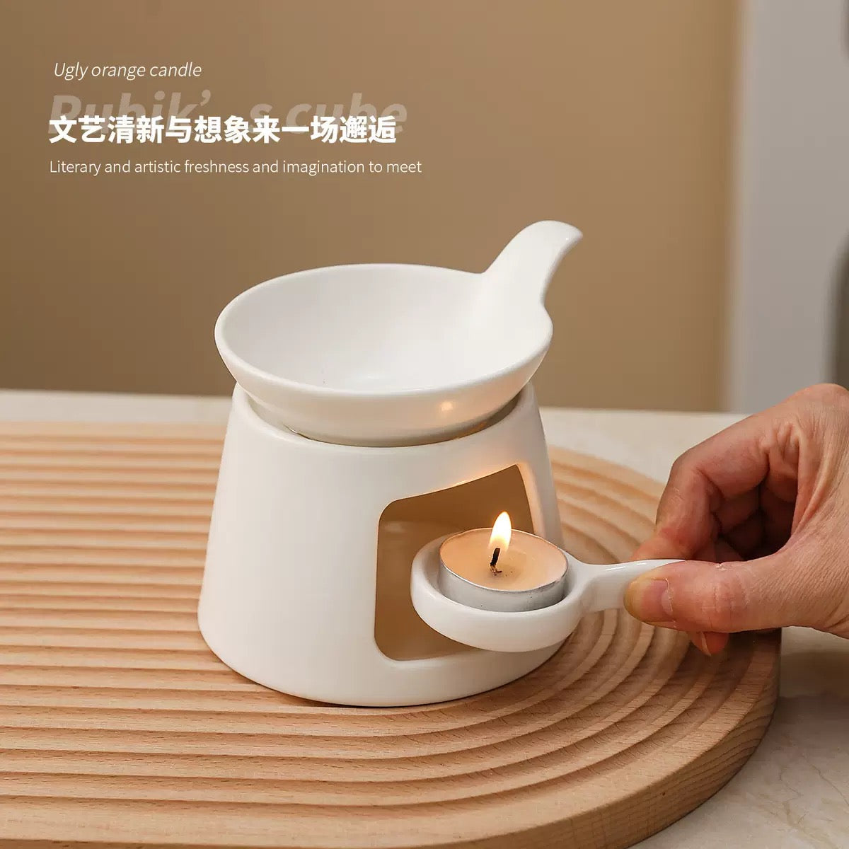 Large Wax Melt Ceramic Burner