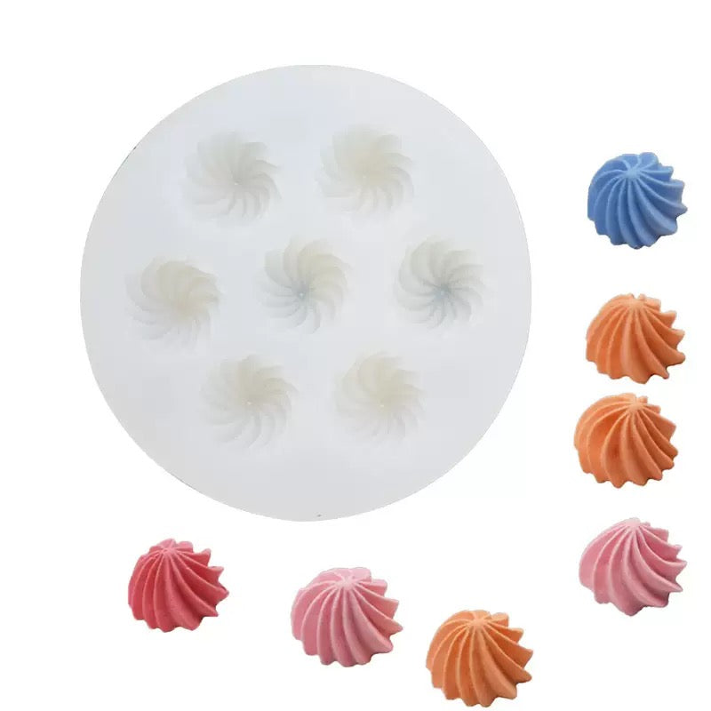 Cookie Biscuit Candle Silicone Mold h014