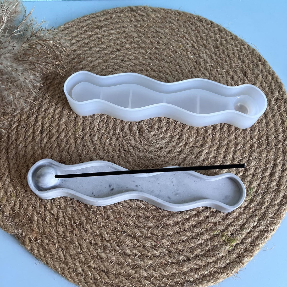 Incense Holder Silicone Mold d08