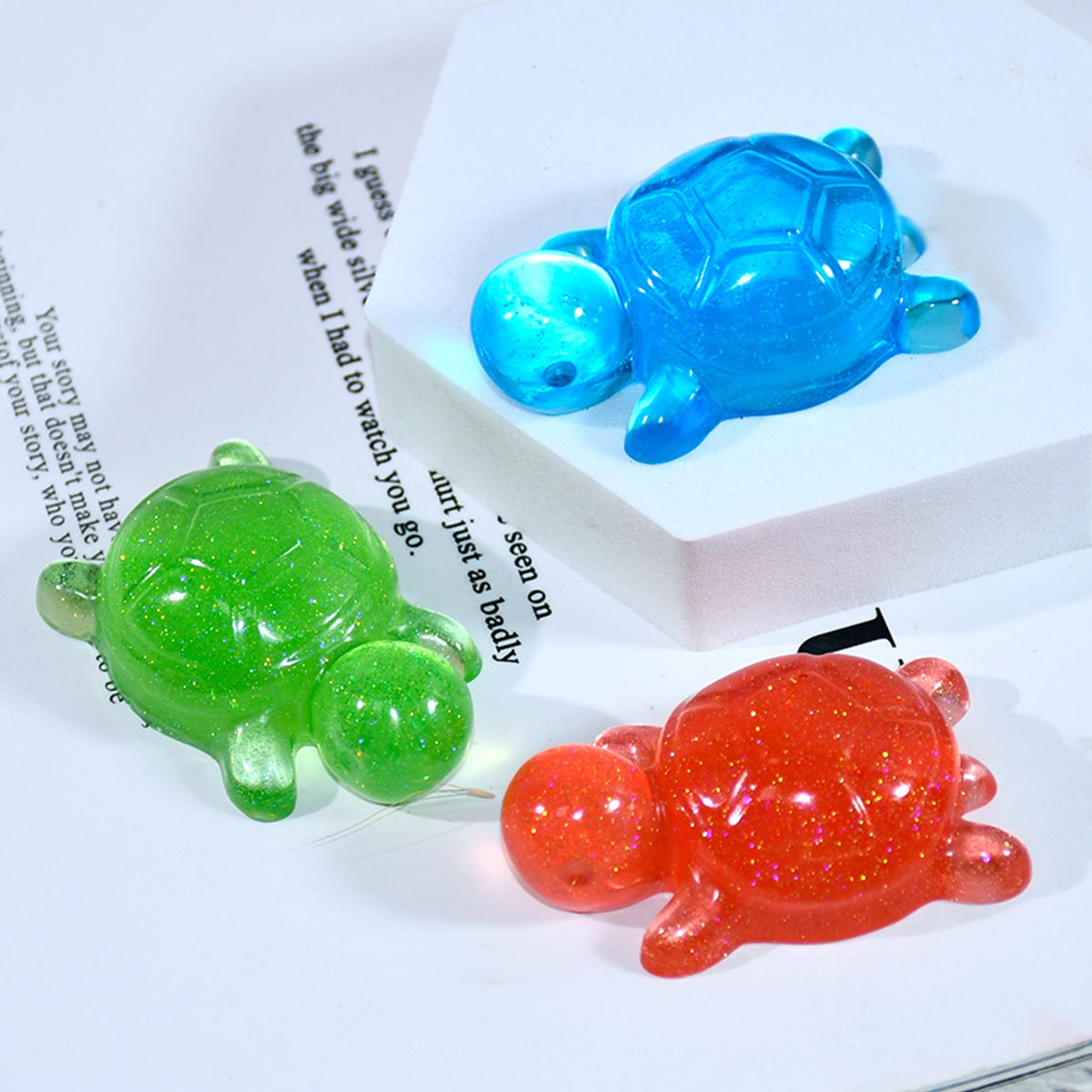 Miniature Turtle Figurine Silicone Mold i010