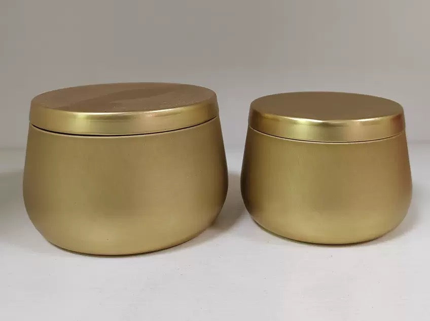 120ml-240ml Empty Round Candle Aluminum Tin Jar