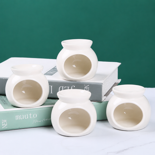 Round Wax Melt Ceramic Burner (6*6.5cm) m02