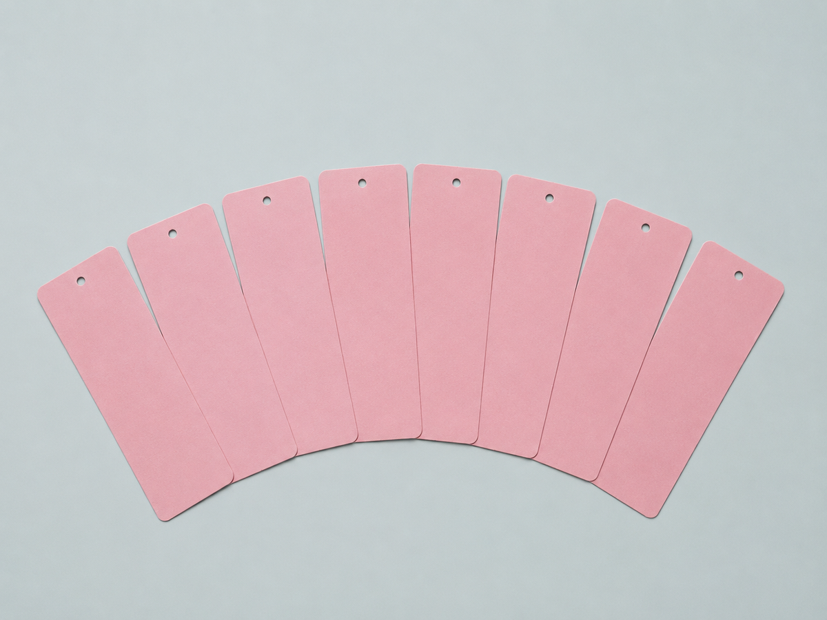 10pcs Colorful Soft Bookmark Display Cards