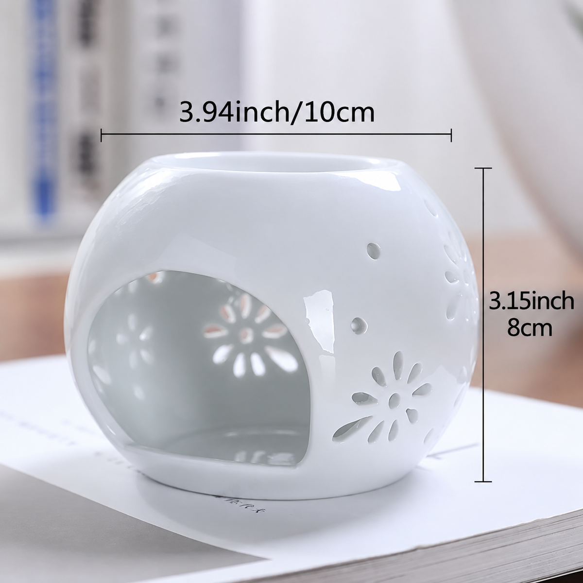 Ball Shape Wax Melt Ceramic Burner