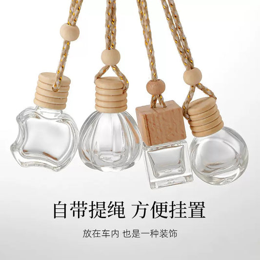 Wooden Lid Car Diffuser Bottle/Jar L09