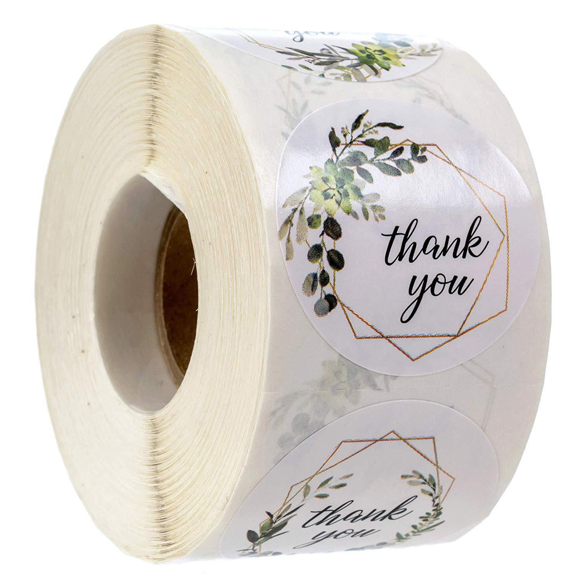 Leaves Decor Thank You Sealing Stickers