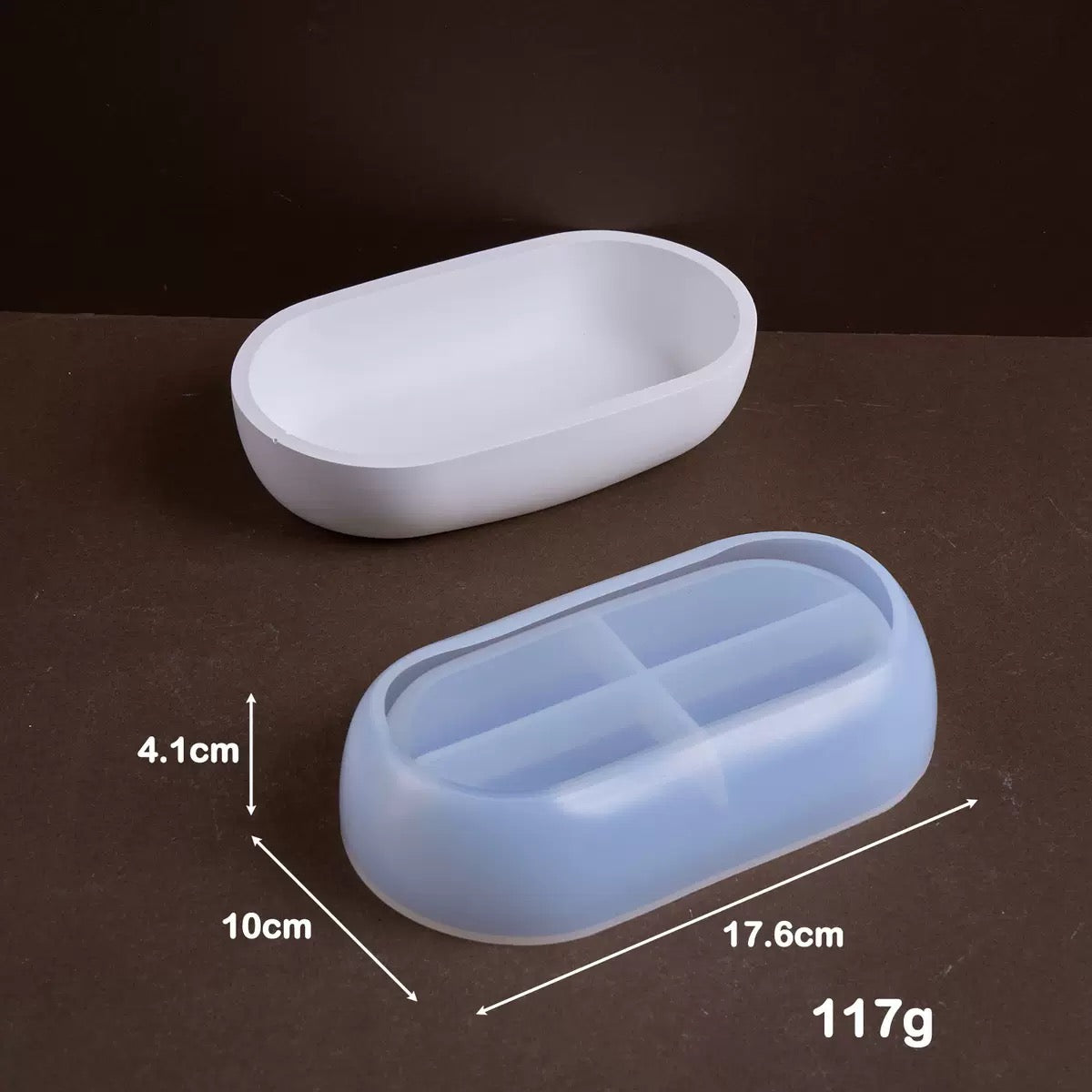 Boat Shaped Candle Jar Silicone Mold