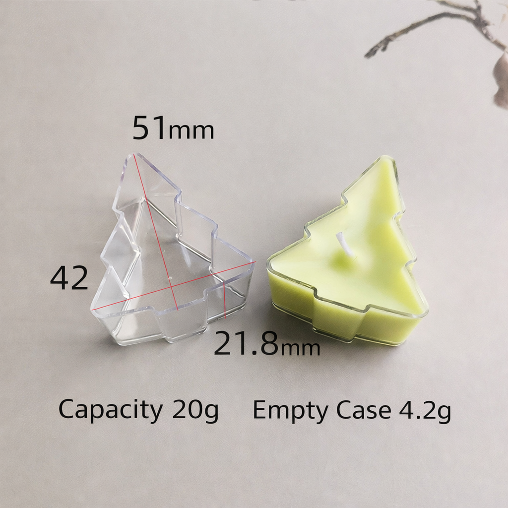 5pcs Tealight Jar Container + Wick