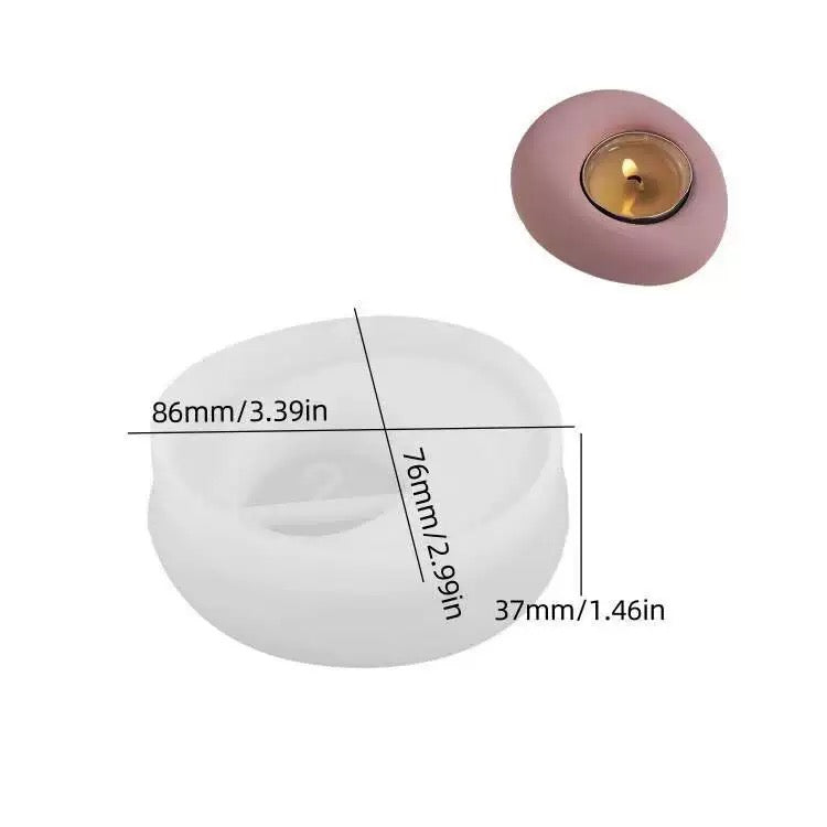 Candle Tealight Silicone Mold a012