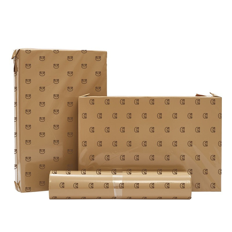 Brown Panda Polymailer Shipping Bag