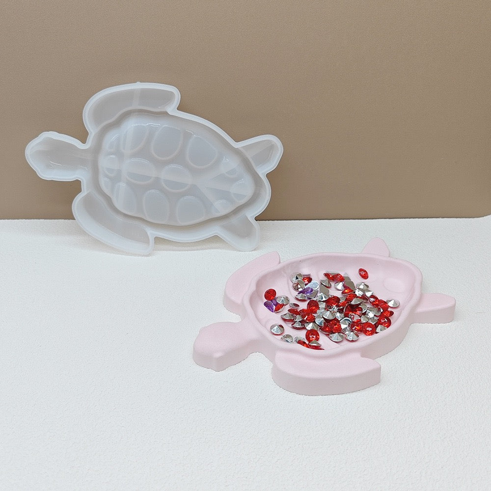 Turtle Decorative Tray Silicone Mold i010