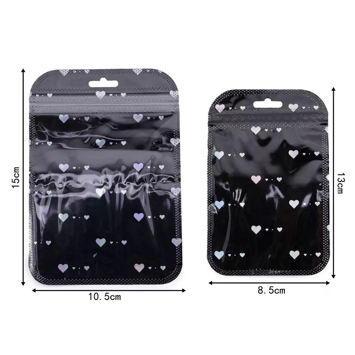 10pcs Holographic Mini Pouch