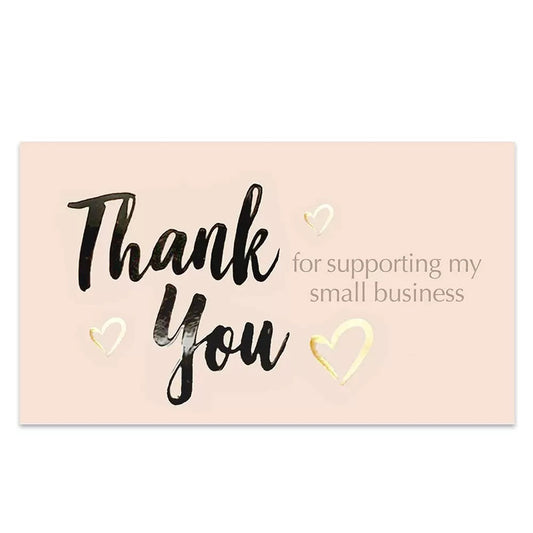 50Pcs Thank You Cards j03