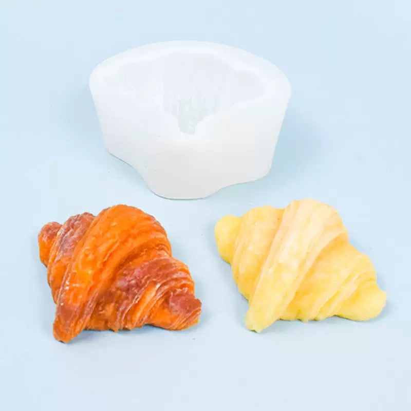 Croissant Candle Silicone Mold h015