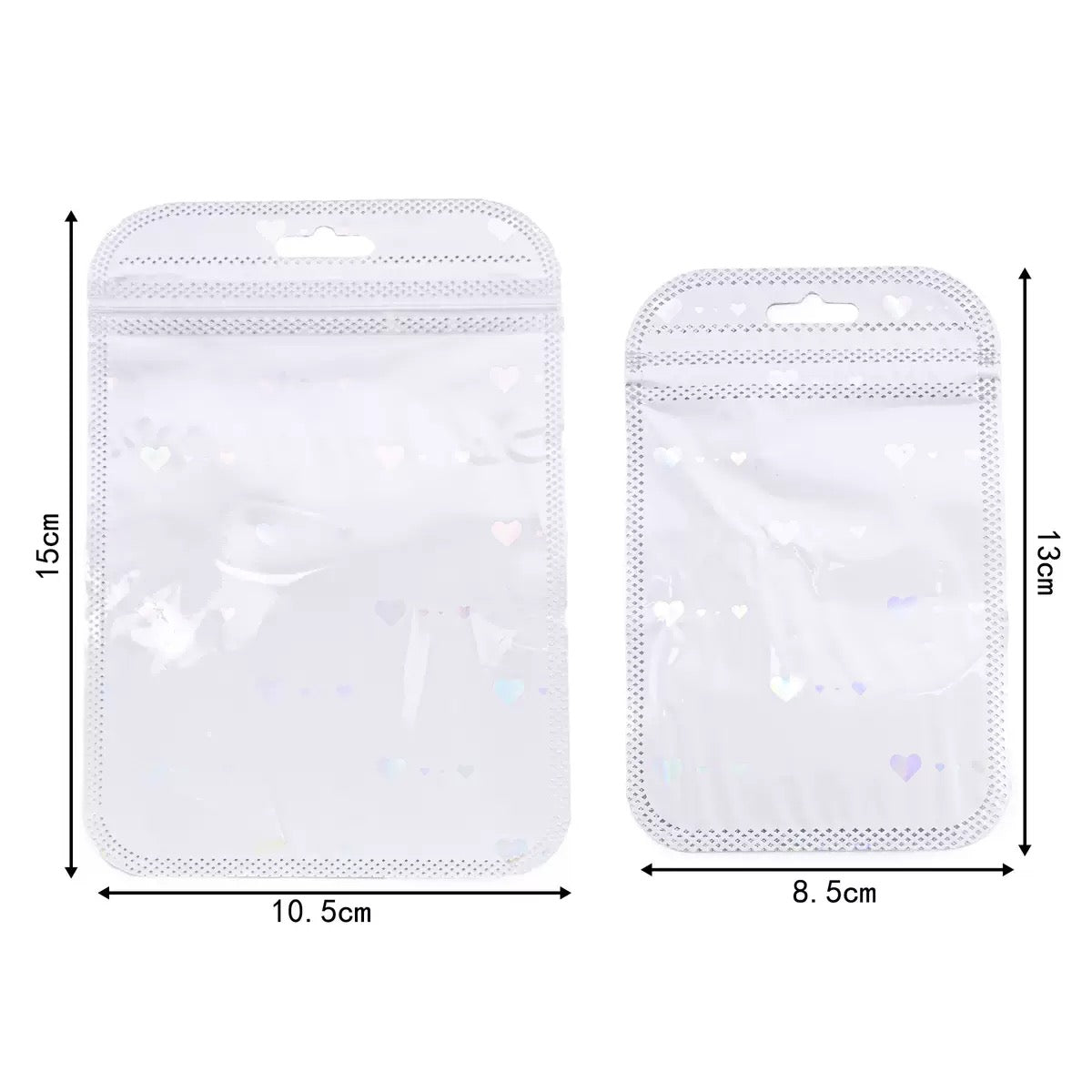 10pcs Holographic Mini Pouch