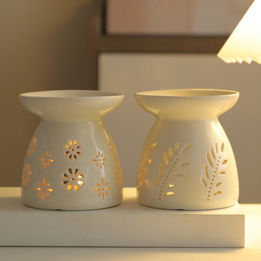 Wax Melt Ceramic Burner (9.5x10cm) L01