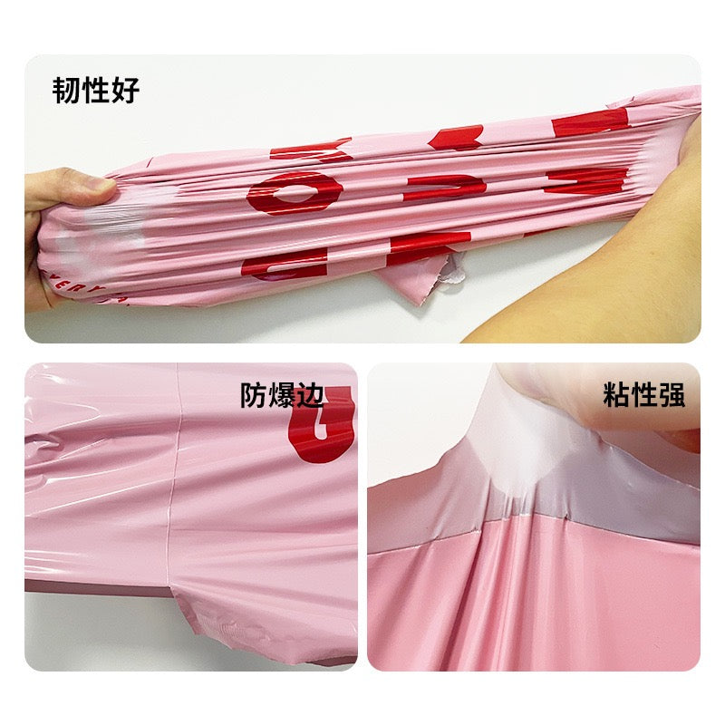 Thank You Pink Polymailer Shipping Bag