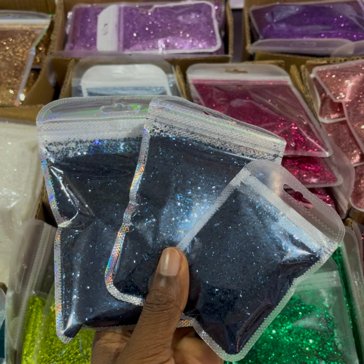 25g-100g Chunky Glitters 12a - 13e