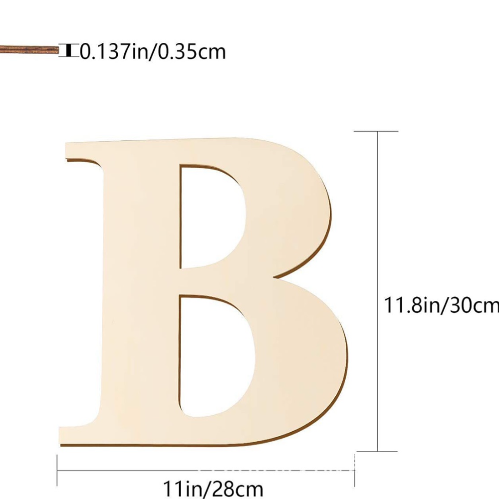 A-Z Wooden Alphabets Letter s014