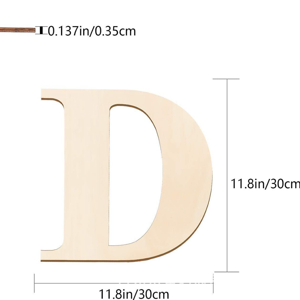 A-Z Wooden Alphabets Letter s014