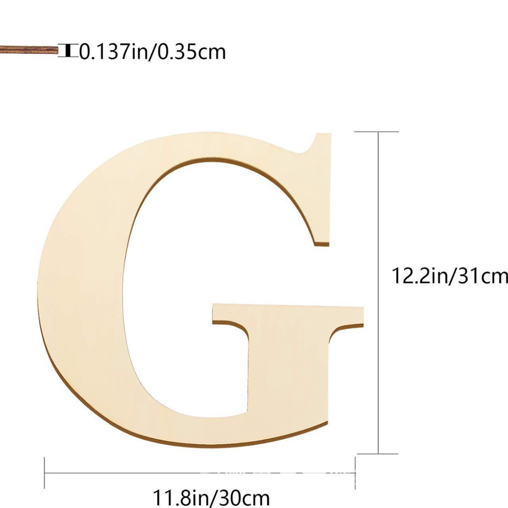 A-Z Wooden Alphabets Letter s014