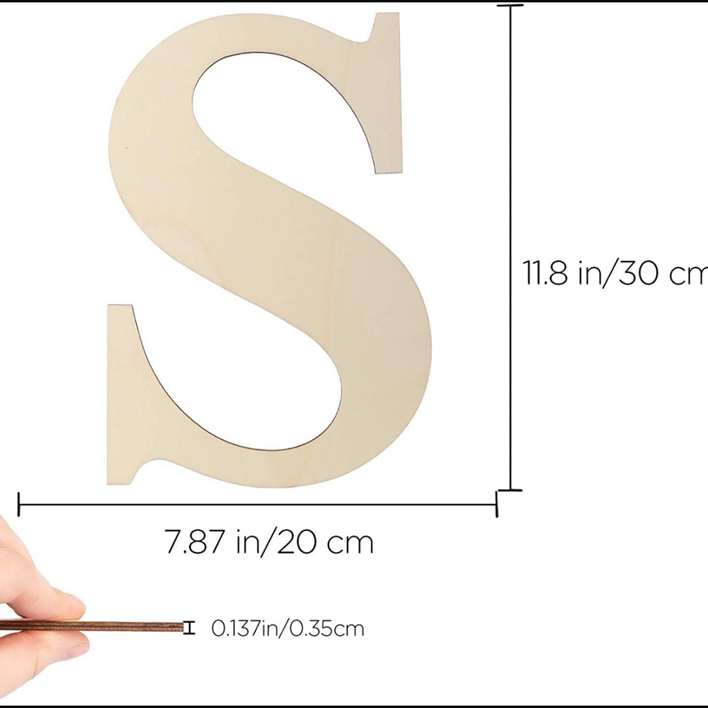 A-Z Wooden Alphabets Letter s014